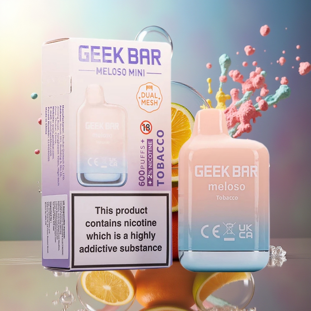 GEEK BAR Meloso Mini 600 Puff Dual Mesh Engros Danmark