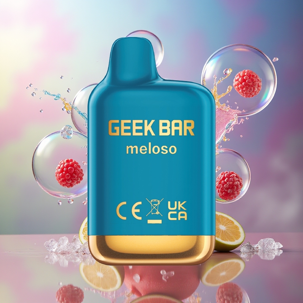 GEEK BAR Meloso Mini 600 Puffs 550mAh Engros Danmark Solbær Mentol