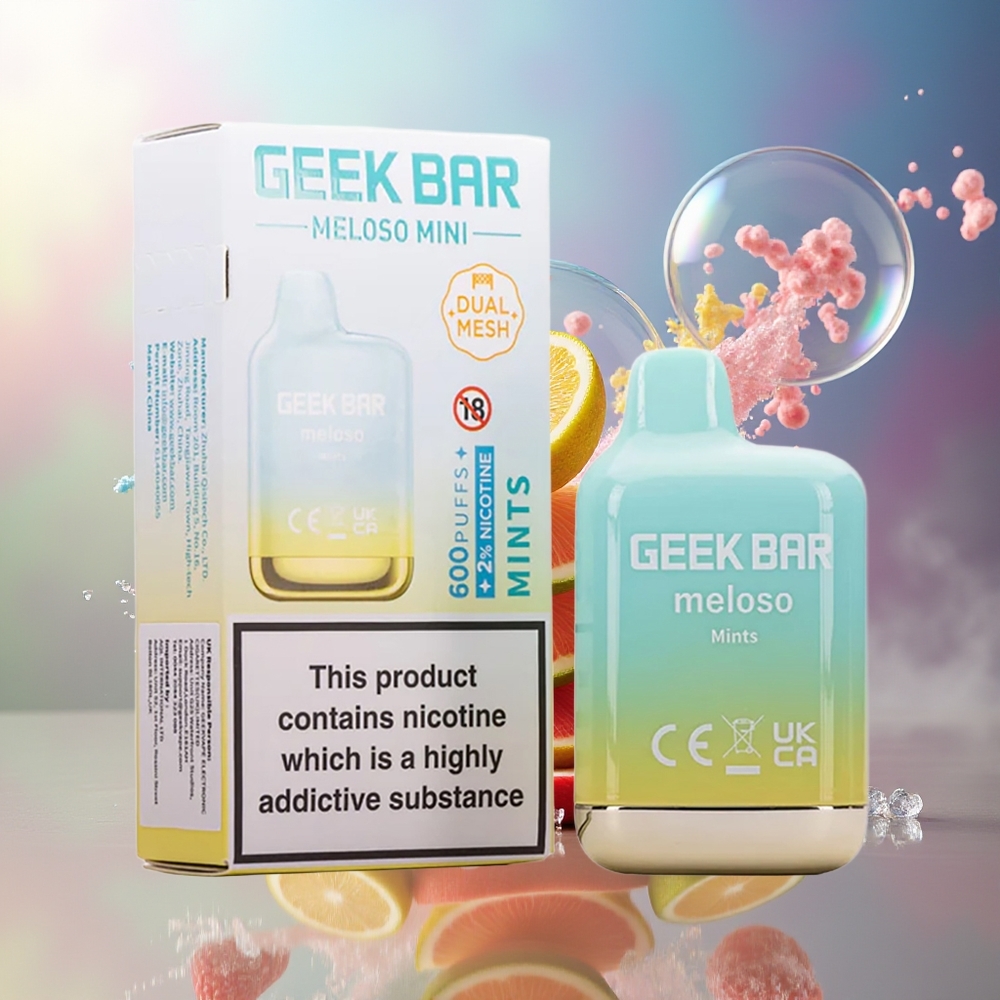 GEEK BAR Meloso Mini 600 Puffs 550mAh Engros Danmark