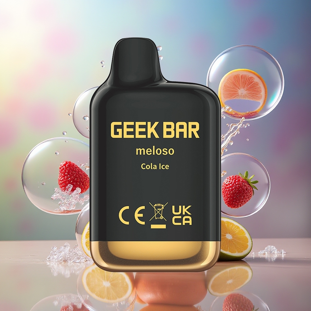 GEEK BAR Meloso Mini 600 Puffs Engros Danmark 2ml Cola Is