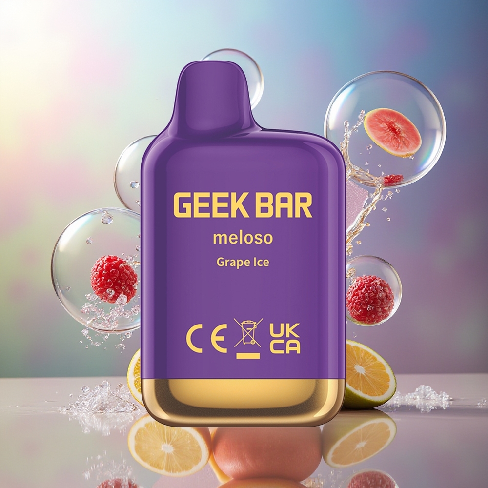 GEEK BAR Meloso Mini 600 Puffs Engros Danmark 550mAh Dual Mesh Vinsis