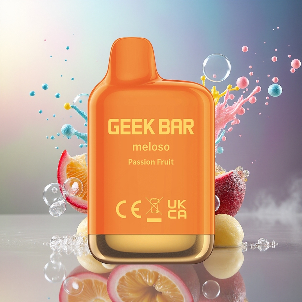 GEEK BAR Meloso Mini 600 Puffs Engros Danmark 550mAh Passionsfrugt