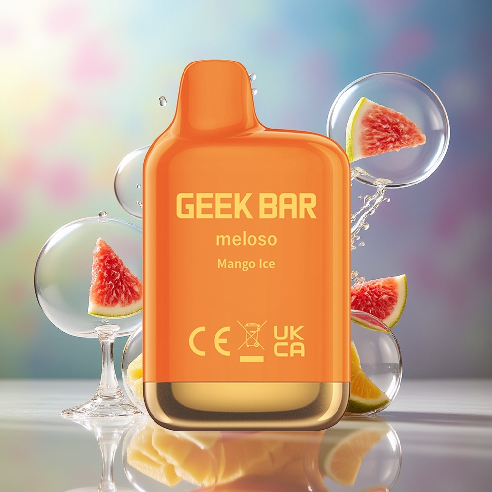 GEEK BAR Meloso Mini 600 Puffs Engros Danmark Mango Is Dual Mesh