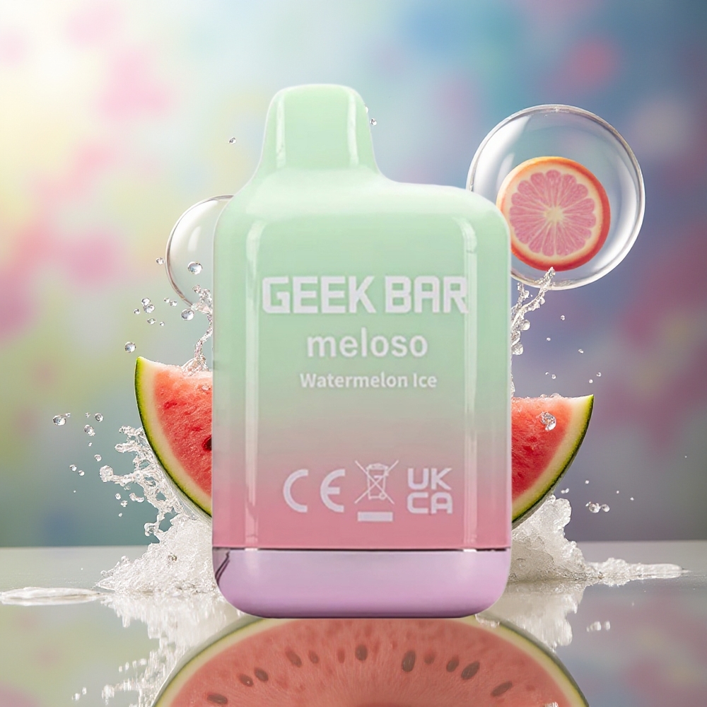 GEEK BAR Meloso Mini 600 Puffs Vandmelon Is Engros Danmark 550mAh