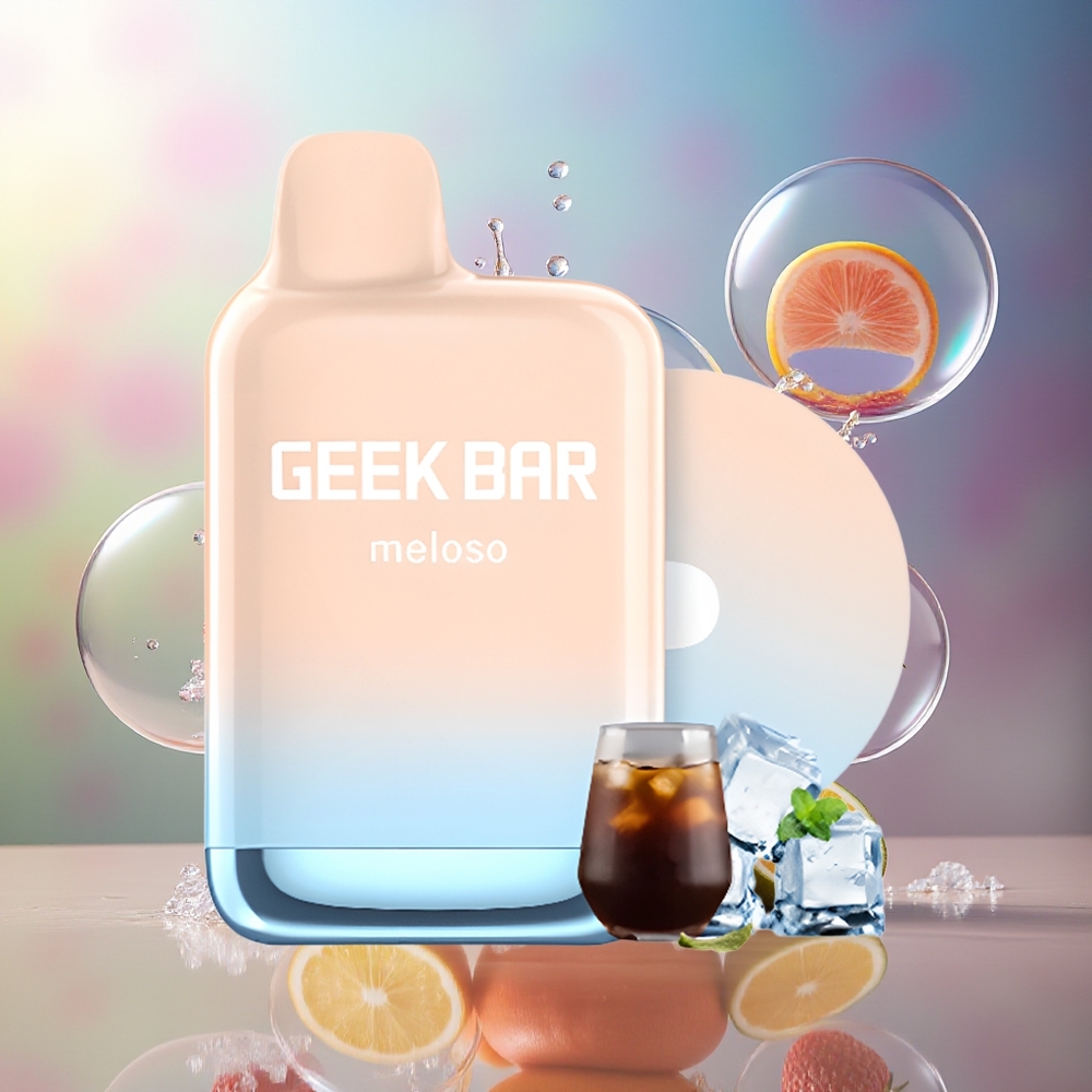 GEEK BAR Meloso Pro 4000 Puffs Dual-Mesh Engros Danmark Cola Is