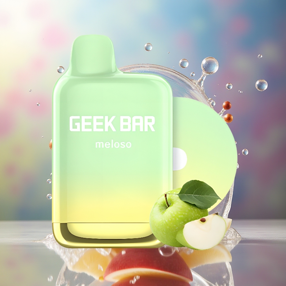 GEEK BAR Meloso Pro 4000 Puffs Engros Danmark Dobbelt Æble 12ml