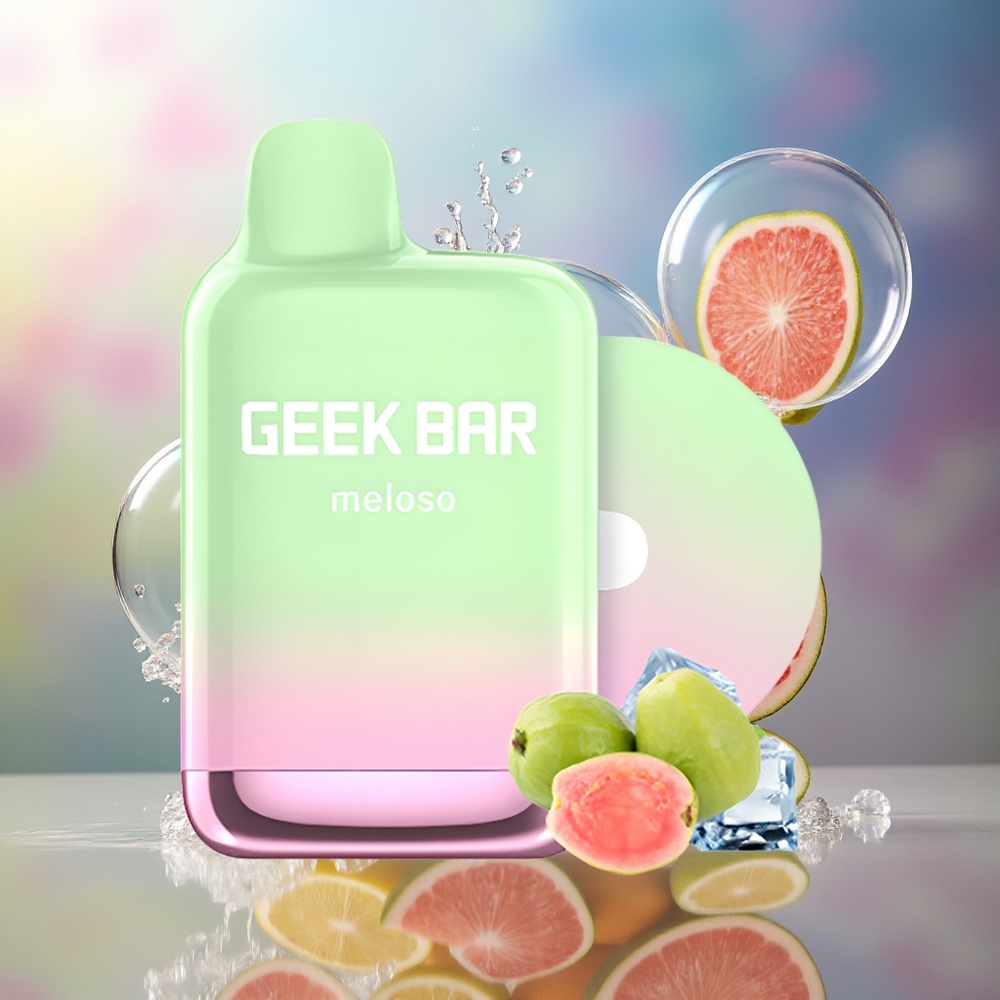 GEEK BAR Meloso Pro 4000 Puffs Engros Danmark Dual-Mesh Guava Is