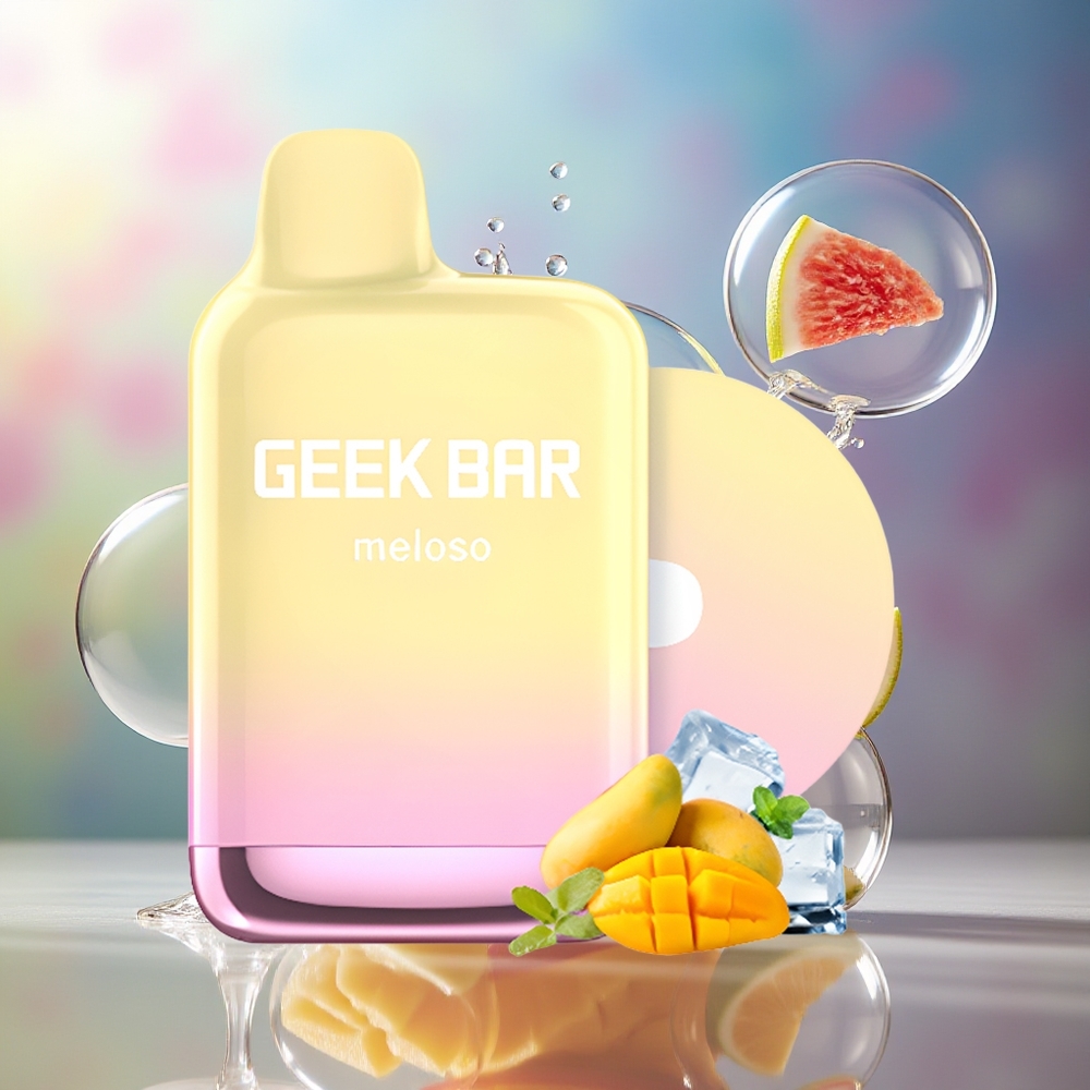 GEEK BAR Meloso Pro 4000 Puffs Engros Danmark Opladbar Mango Is