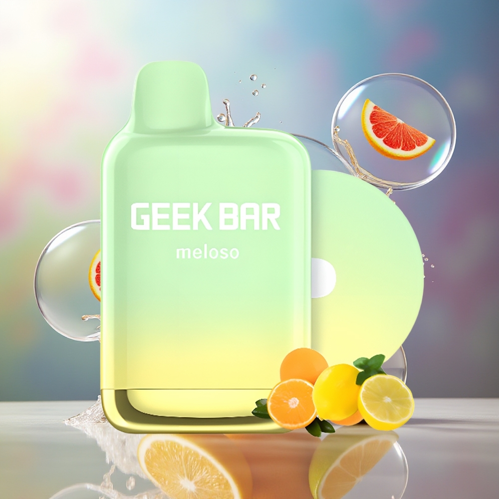 GEEK BAR Meloso Pro 4000 Pust Dual-Mesh Appelsin Citron Engros Danmark