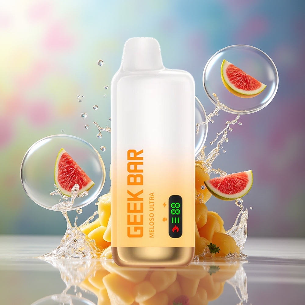 GEEK BAR Meloso Ultra 10000 Puffs Mexicansk Mango USB-C Engros Danmark