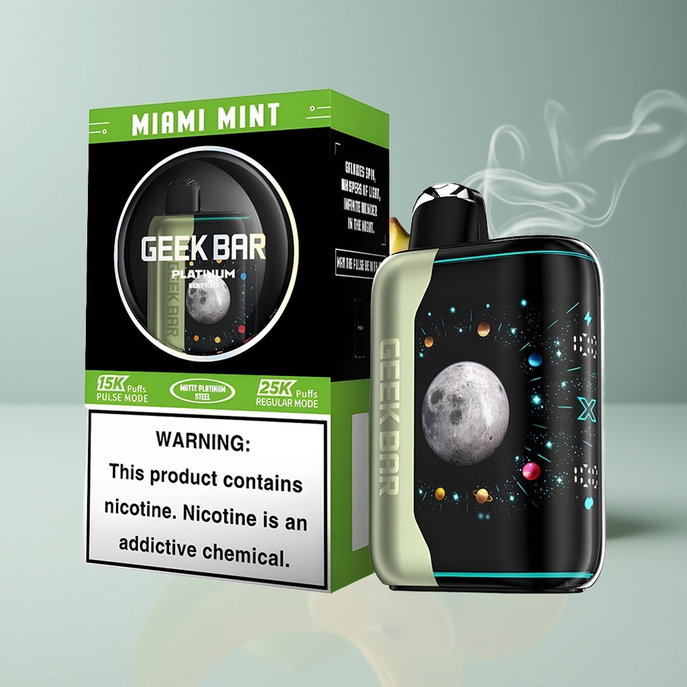 GEEK BAR Platinum Edition 25000 Quick Charging Miami Mynte Engros Danmark
