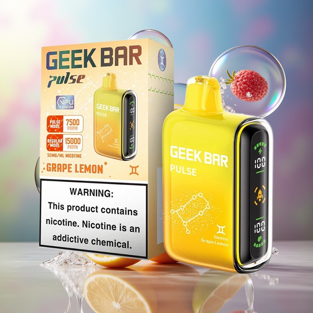 GEEK BAR Pulse 15000 Puffs 16ML Engros Danmark Zodiac Udgave