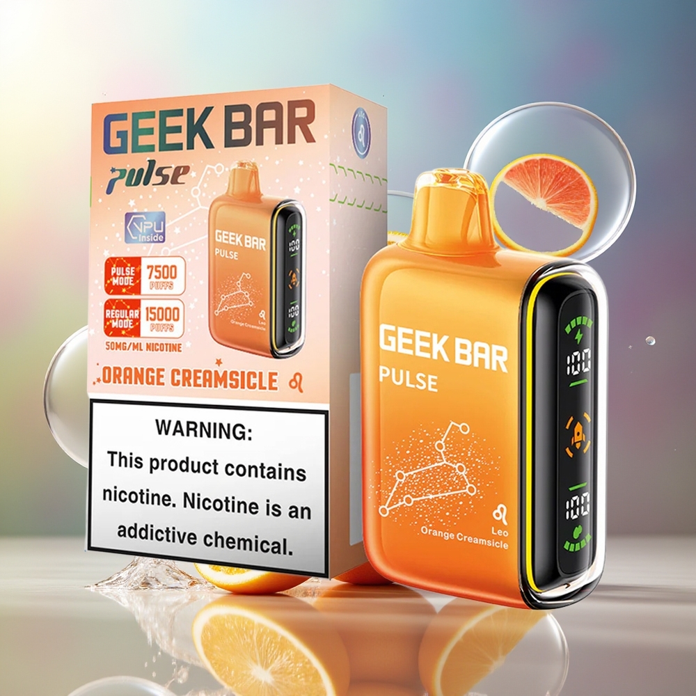 GEEK BAR Pulse 15000 Puffs 16ML Engros Danmark Zodiac Udgave