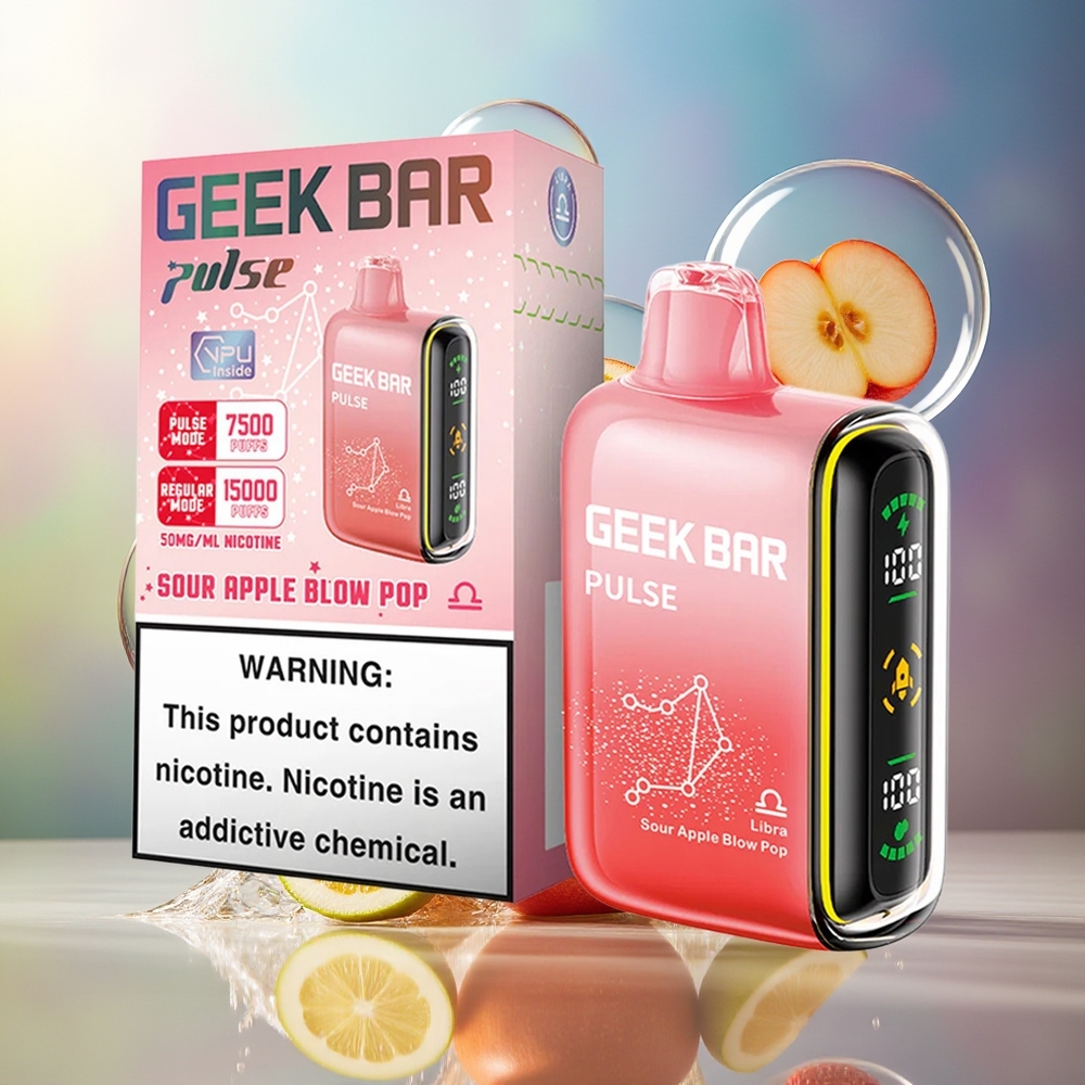 GEEK BAR Pulse 15000 Puffs 16ML Engros Danmark Zodiac Udgave