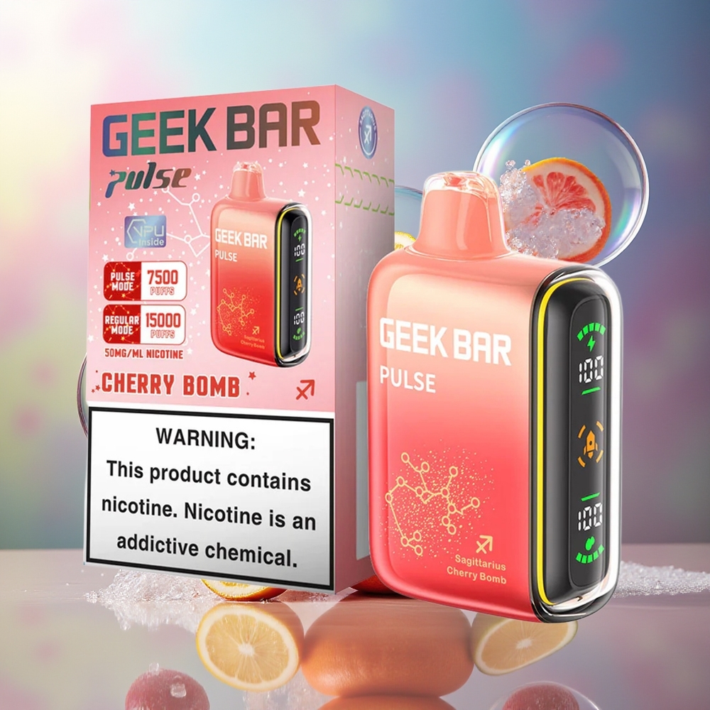 GEEK BAR Pulse 15000 Puffs 16ML Engros Danmark Zodiac Udgave