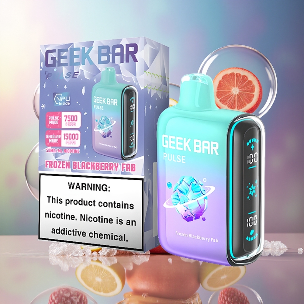 GEEK BAR Pulse 15000 Puffs 16ML Fastfrosset Engros Danmark