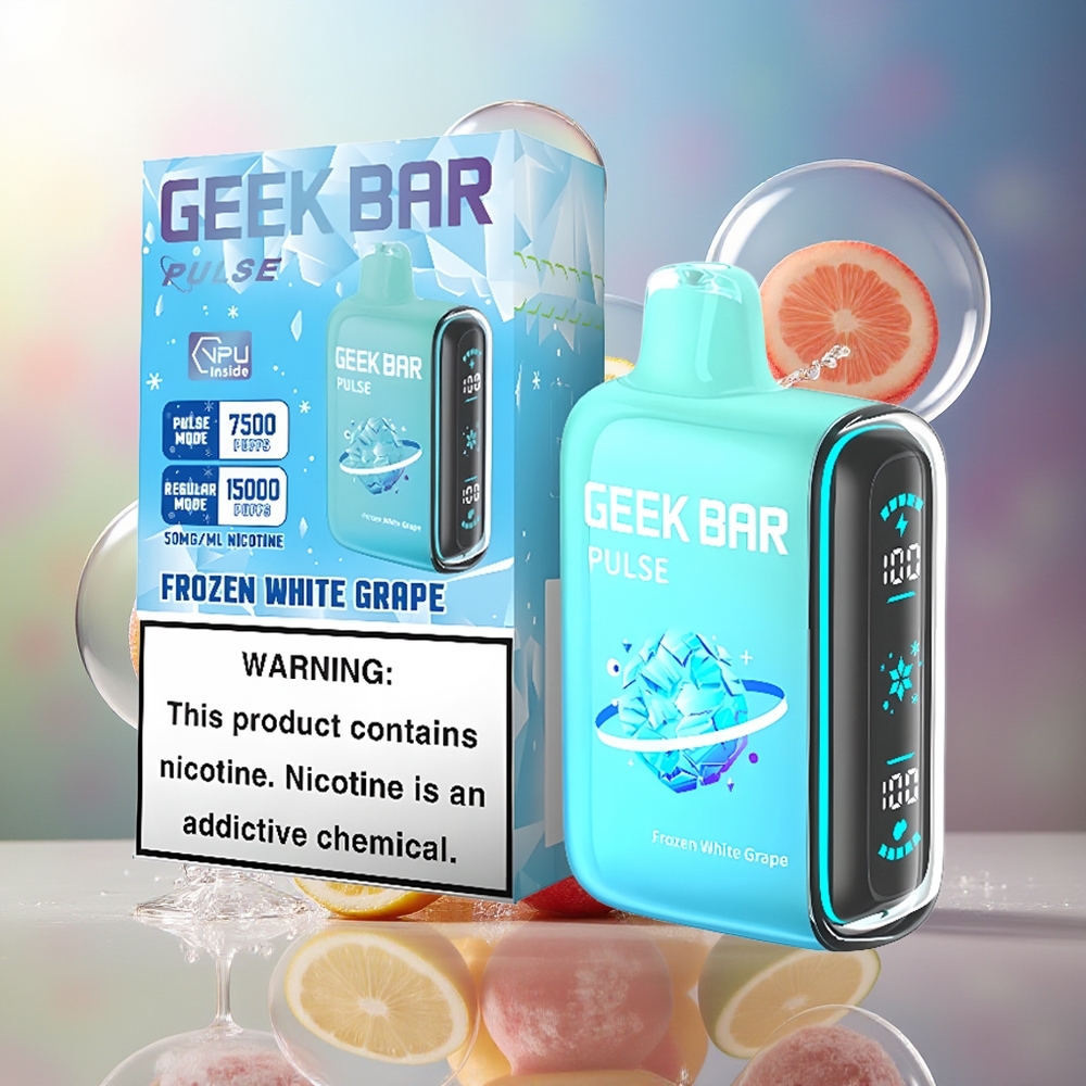 GEEK BAR Pulse 15000 Puffs 16ML Fastfrosset Engros Danmark