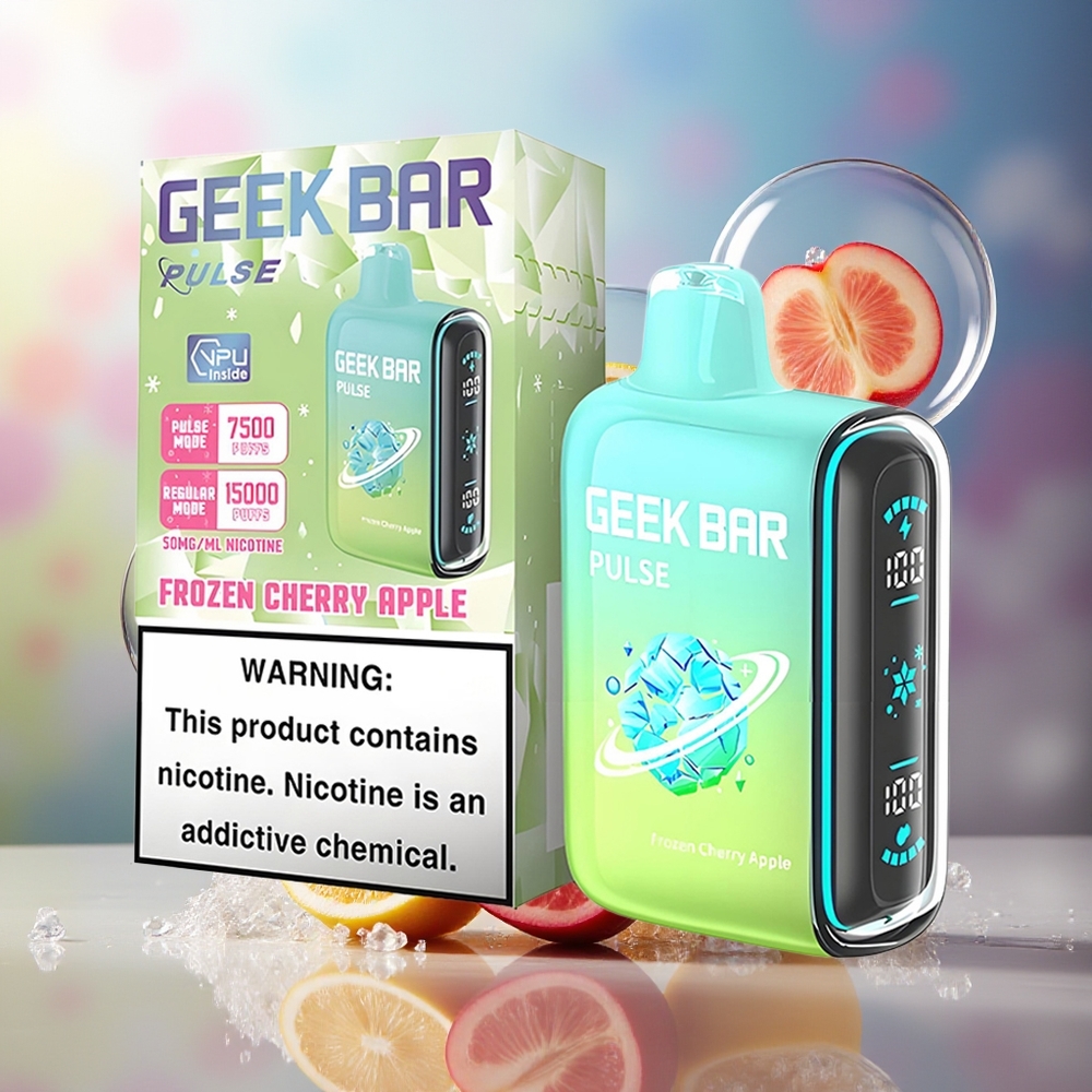 GEEK BAR Pulse 15000 Puffs 16ML Fastfrosset Engros Danmark