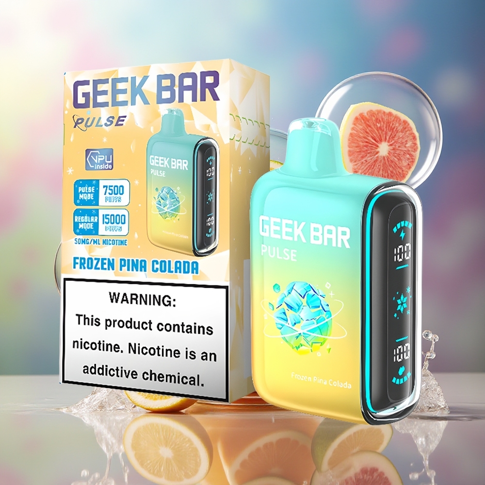 GEEK BAR Pulse 15000 Puffs 16ML Fastfrosset Engros Danmark