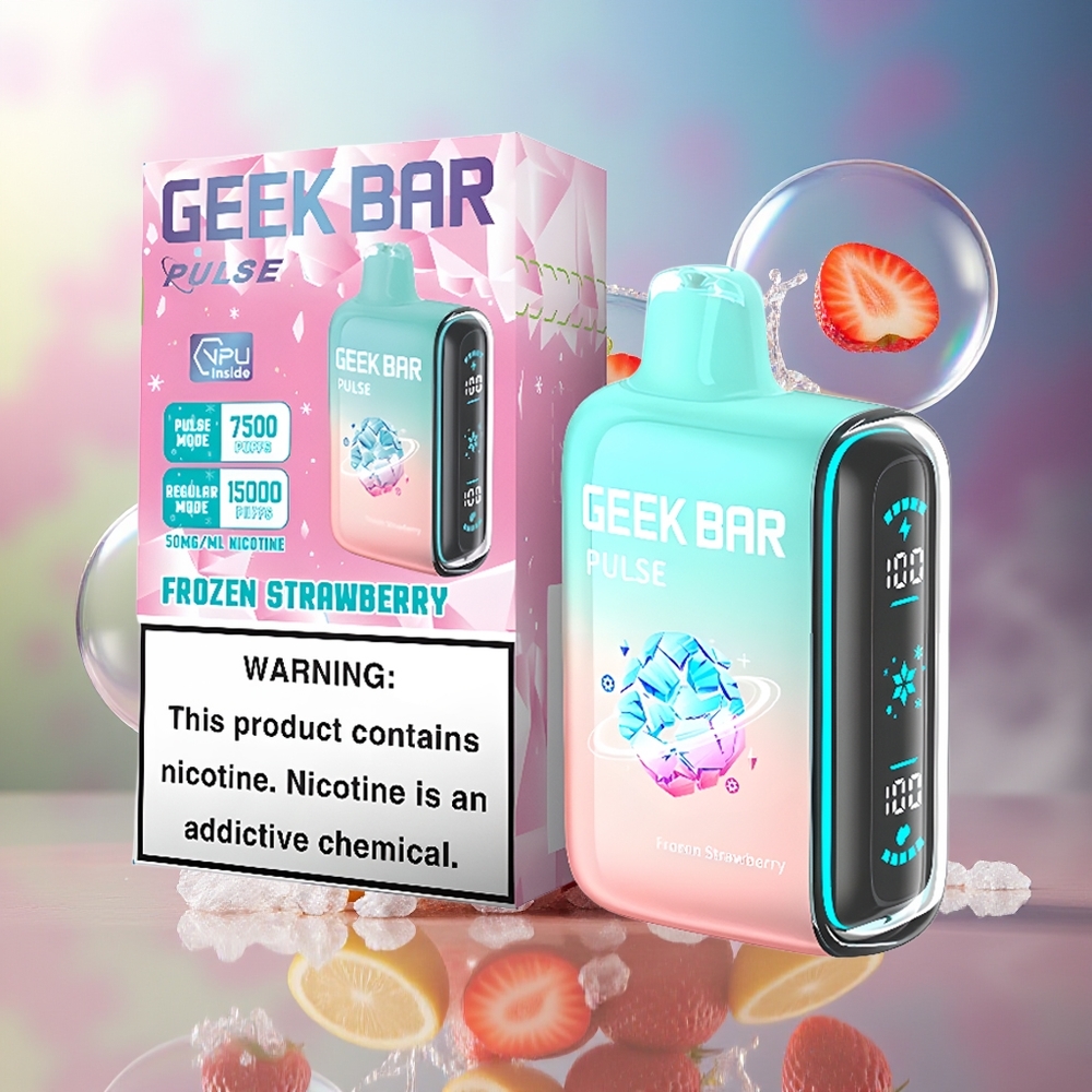 GEEK BAR Pulse 15000 Puffs 16ML Fastfrosset Engros Danmark