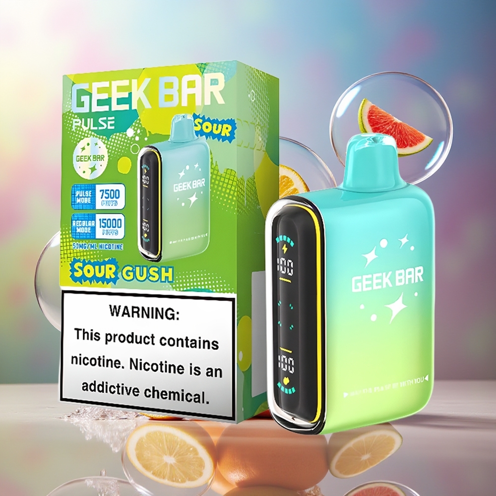GEEK BAR Pulse 15000 Pust Justerbar Luftstrøm Engros Danmark Sur Udgave