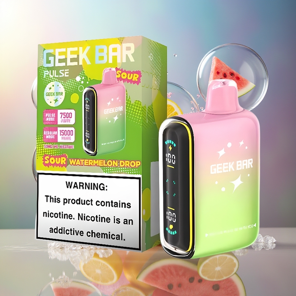GEEK BAR Pulse 15000 Pust Justerbar Luftstrøm Engros Danmark Sur Udgave