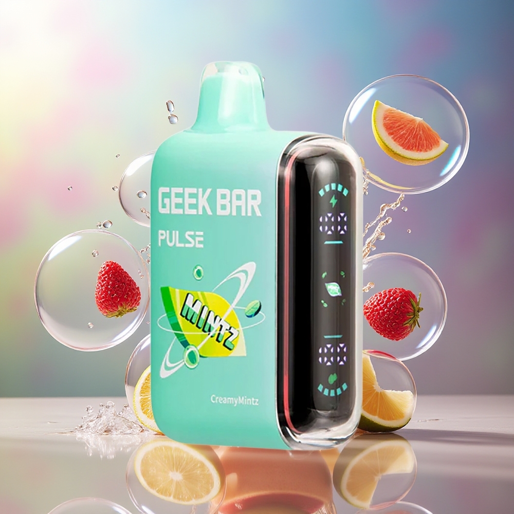 GEEK BAR Pulse 15000 Pust Luftindstilling Engros Danmark Mynte Udgave