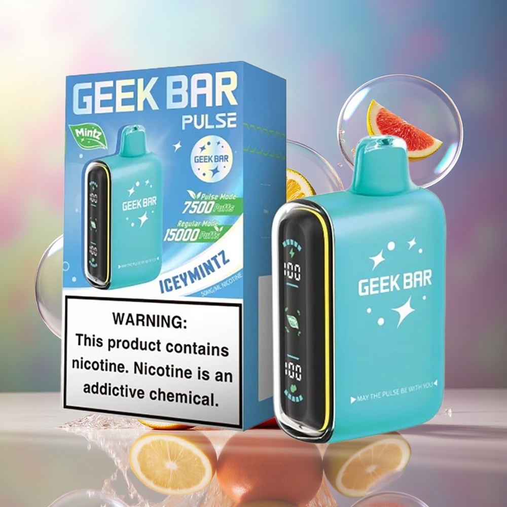 GEEK BAR Pulse 15000 Pust Luftindstilling Engros Danmark Mynte Udgave