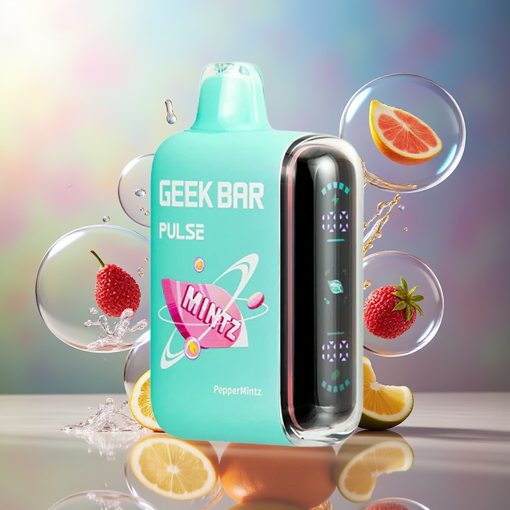 GEEK BAR Pulse 15000 Pust Luftindstilling Engros Danmark Mynte Udgave