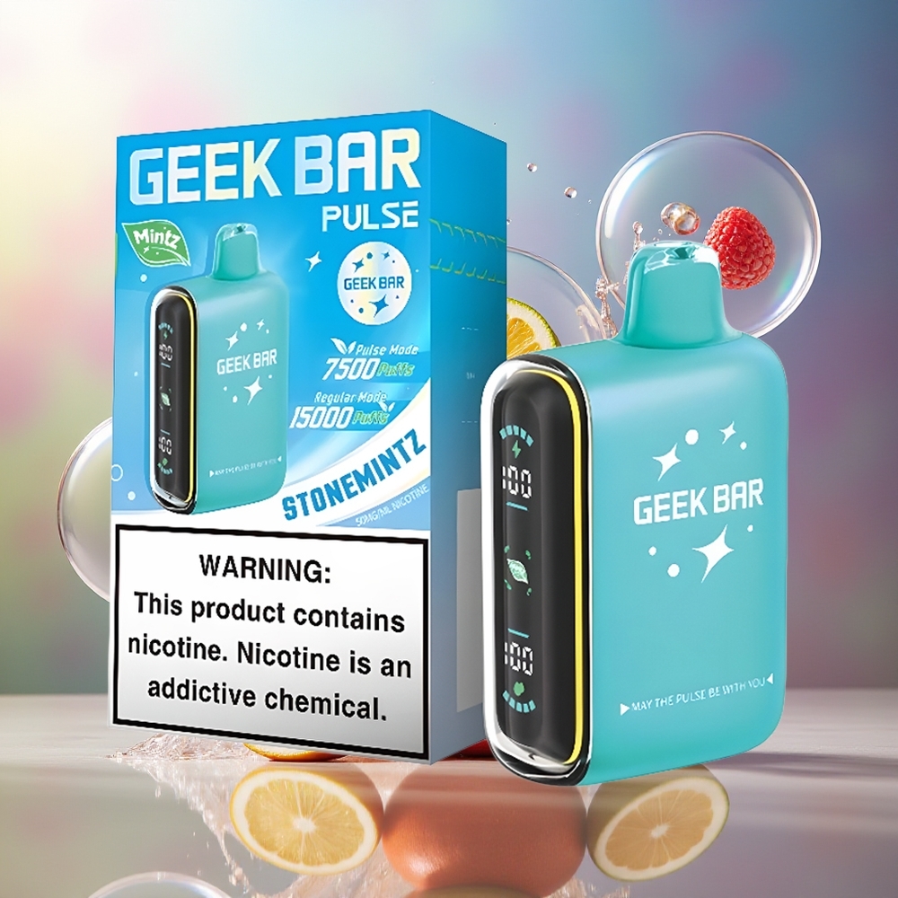 GEEK BAR Pulse 15000 Pust Luftindstilling Engros Danmark Mynte Udgave