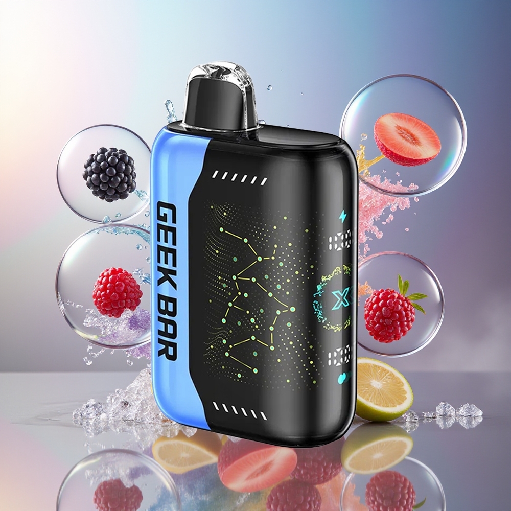 GEEK BAR Pulse X 25000 Mund Engros Danmark 18mL Pre-filled E-Liquid