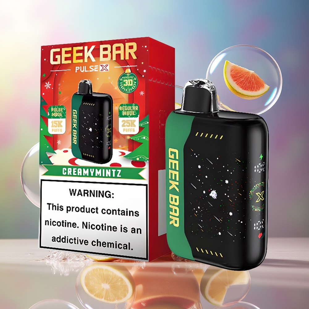 GEEK BAR Pulse X 25000 Puffs 18mL Engros Danmark Jul Edition