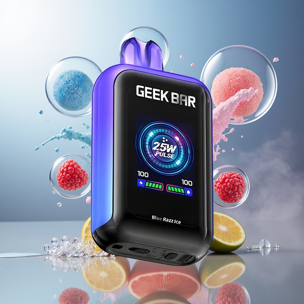 GEEK BAR Skyview 25000 Puffs 800mAh Engros Danmark Blå Hindbær Is