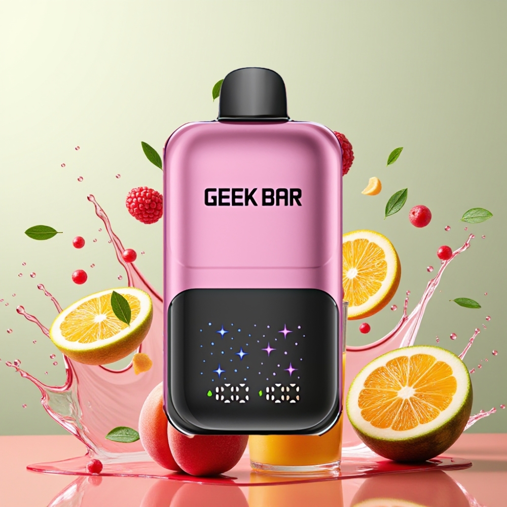 GEEKBAR 2GO 50000 Puffs Engros Danmark Disposable Fersken & Vandmelon