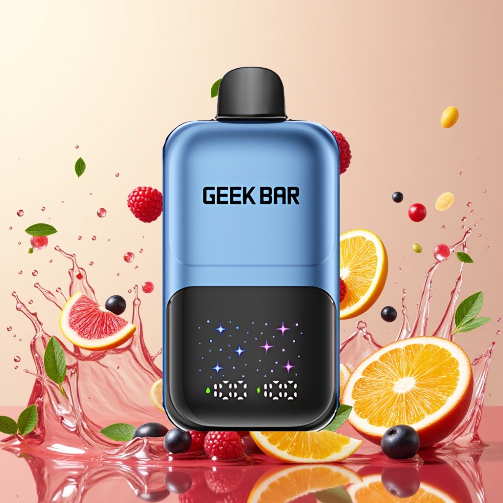 GEEKBAR 2GO 50000 Puffs Engros Danmark Peber & Bær Dual Tanks