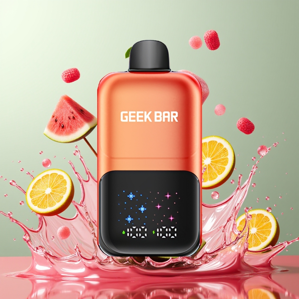 GEEKBAR 2GO 50000 Puffs Vandmelon Bubblemund Is Engros Danmark