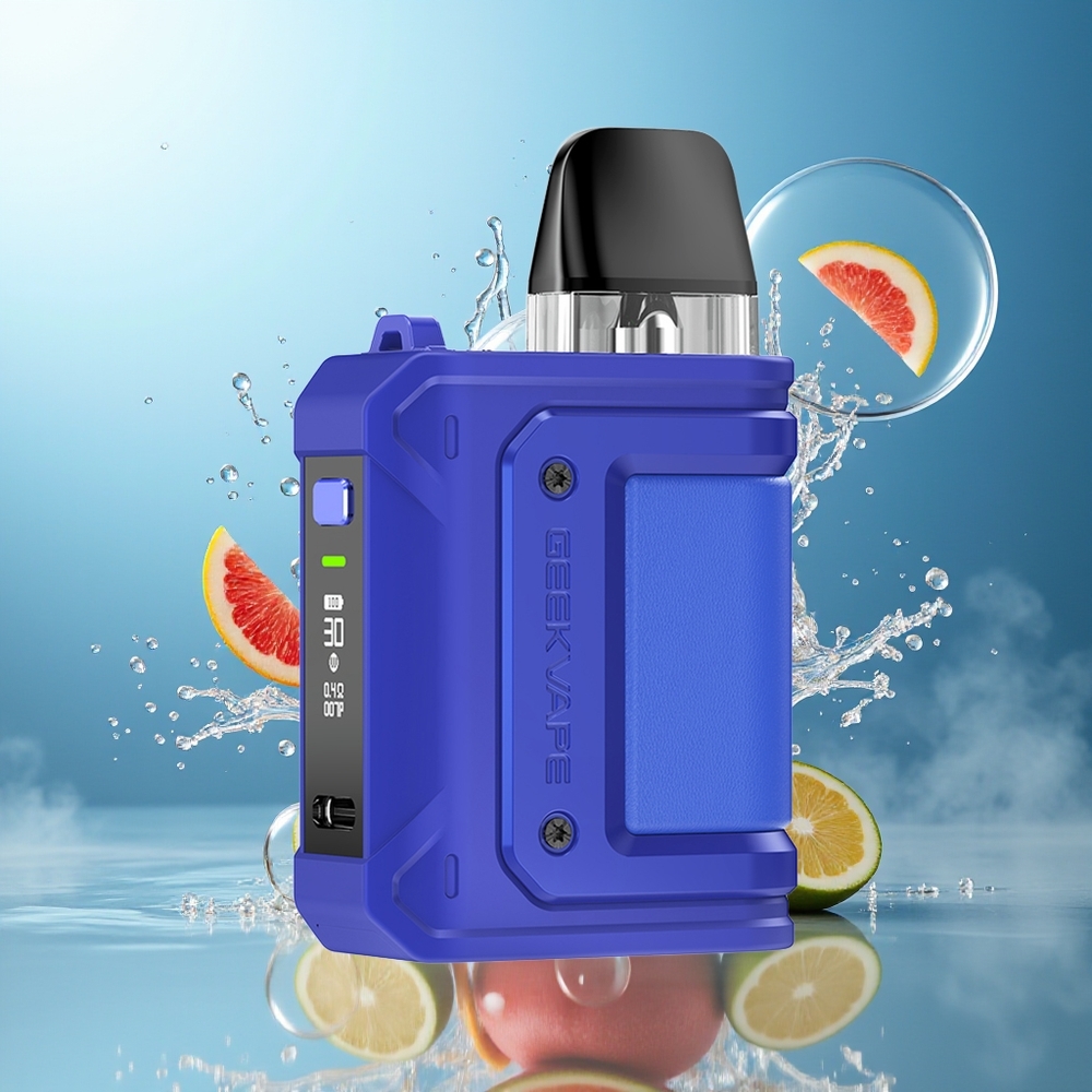 GeekVape Aegis Hero Q 1 Mund 1300mAh Blå Engros Danmark