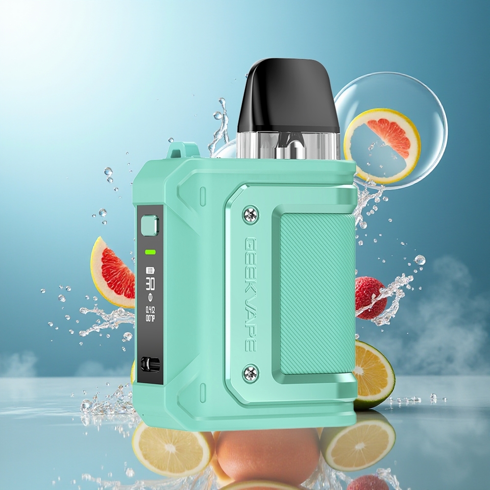 GeekVape Aegis Hero Q Kit Cyan 1300mAh Engros Danmark