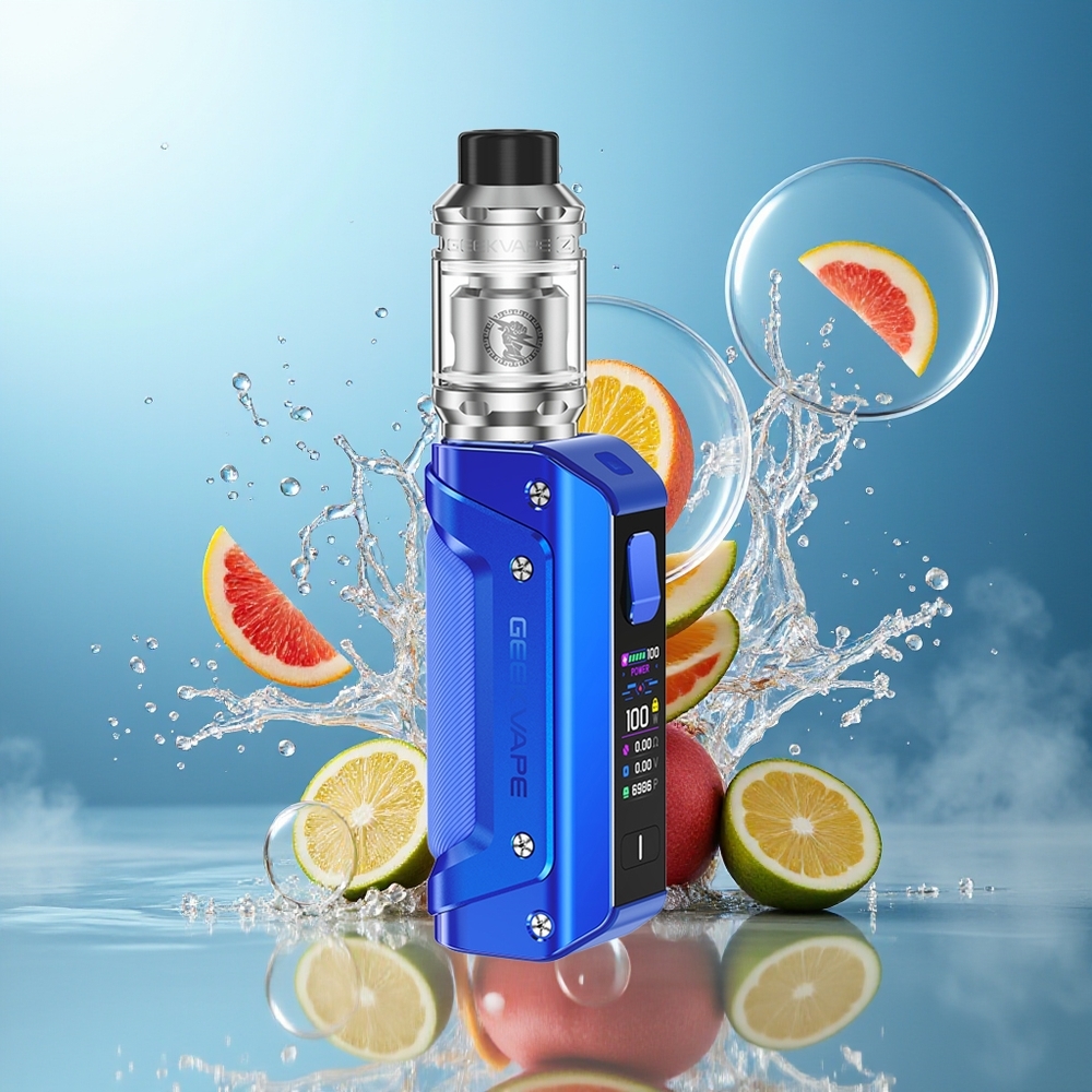 GeekVape Aegis Solo 3 18650 Vandtæt IP68 Blå Engros Danmark