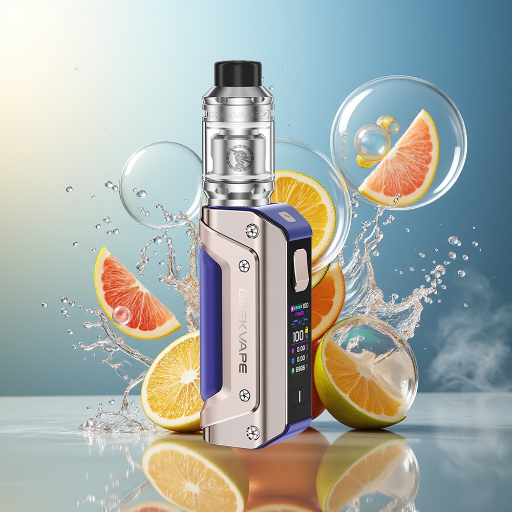 GeekVape Aegis Solo 3 Kit Guld Blå IP68 Engros Danmark