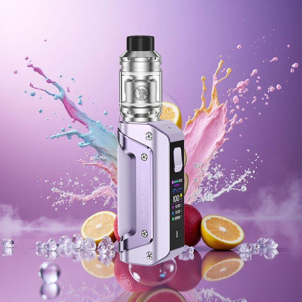 GeekVape Aegis Solo 3 Kit Lilla 100W IP68 Engros Danmark