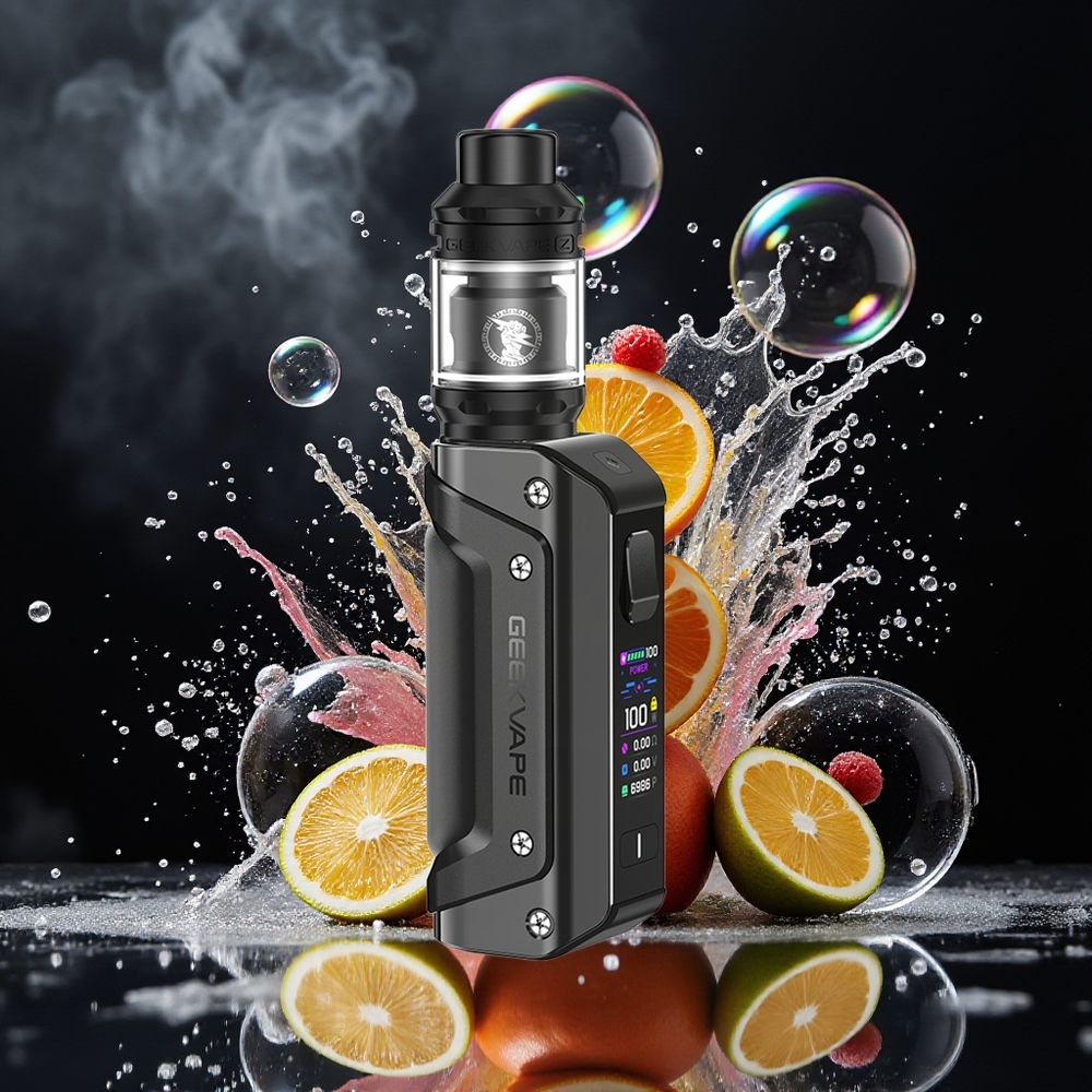 GeekVape Aegis Solo 3 Kit Sort 18650 Battery IP68 Engros Danmark