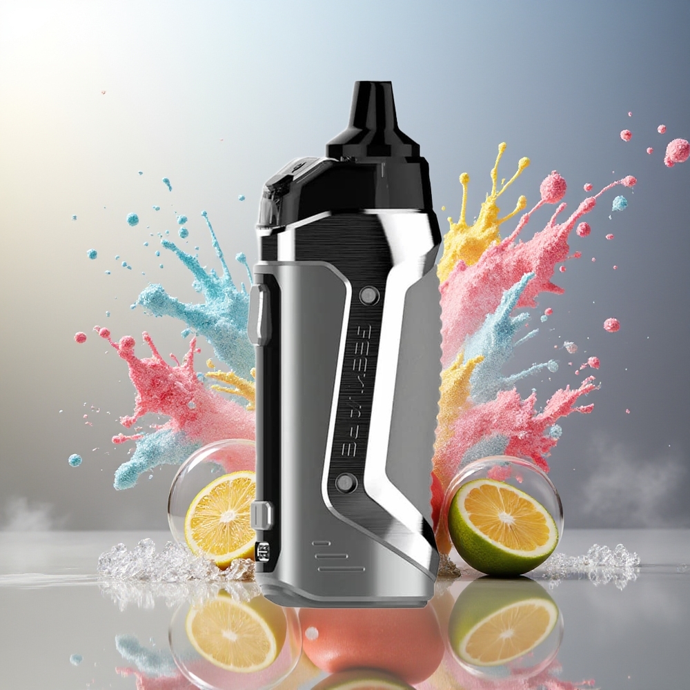 GeekVape B60 Aegis Boost 2 2000mAh Pod Mod Kit Sølv Engros Danmark