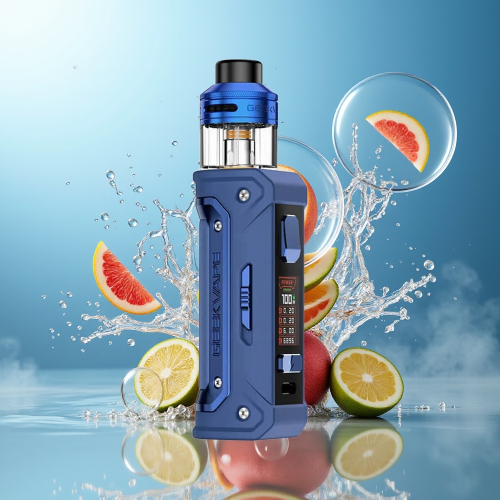 GeekVape E100i Kit Blå med 3000mAh batteri Engros Danmark