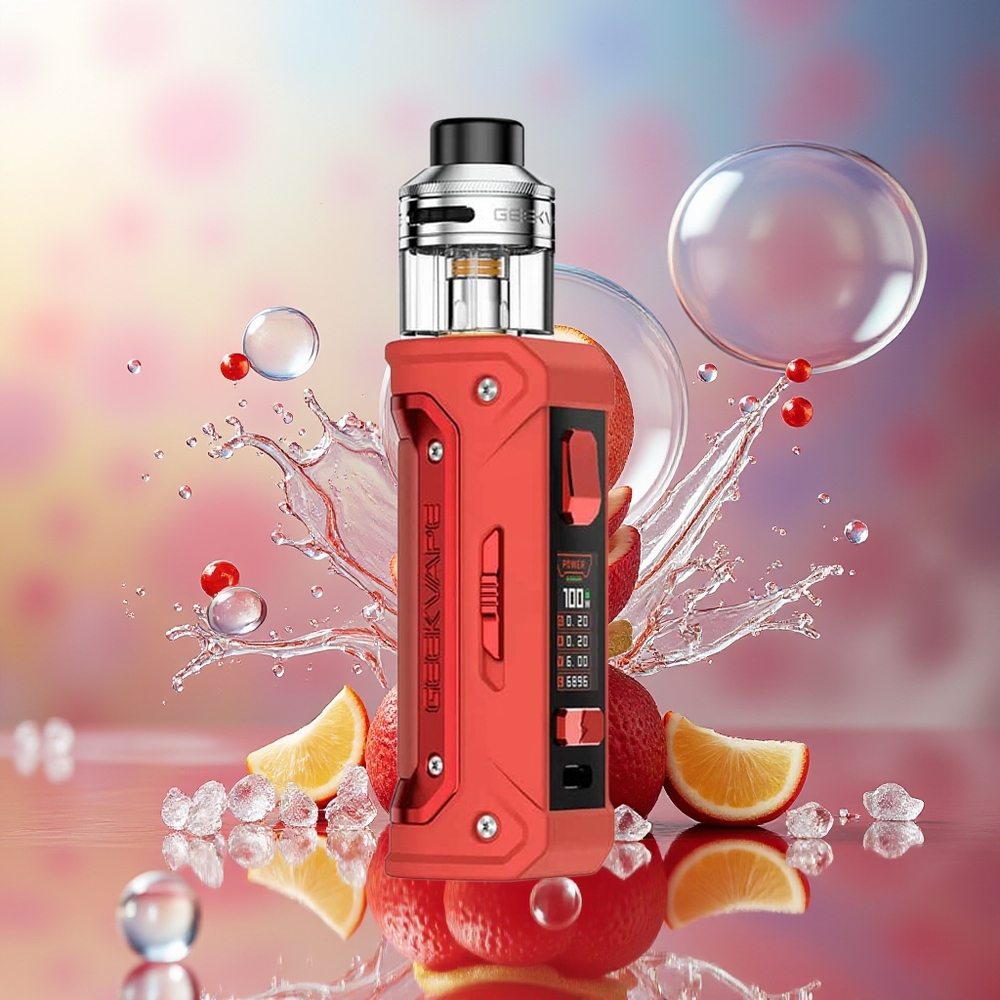 GeekVape E100i Kit Rød med 3000mAh batteri Engros Danmark