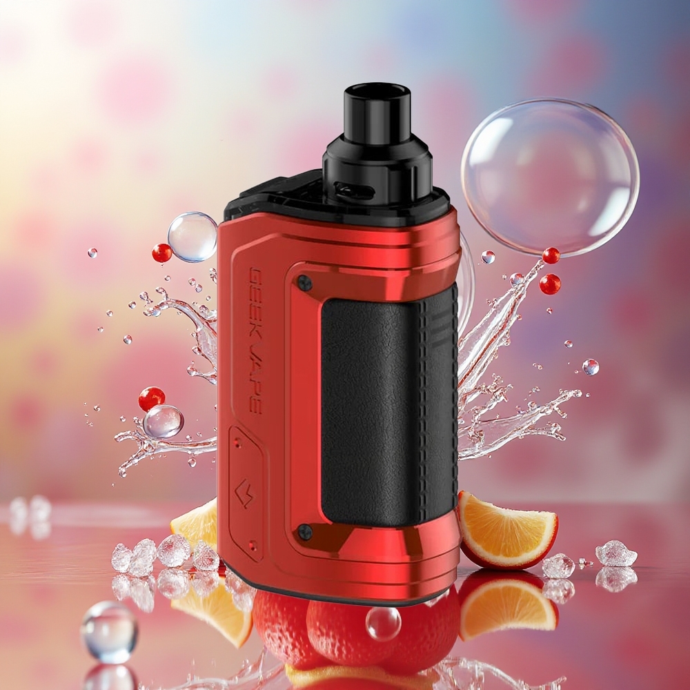 GeekVape H45 Aegis Hero 2 45W 1400mah Pod Mod Kit Rød Engros Danmark