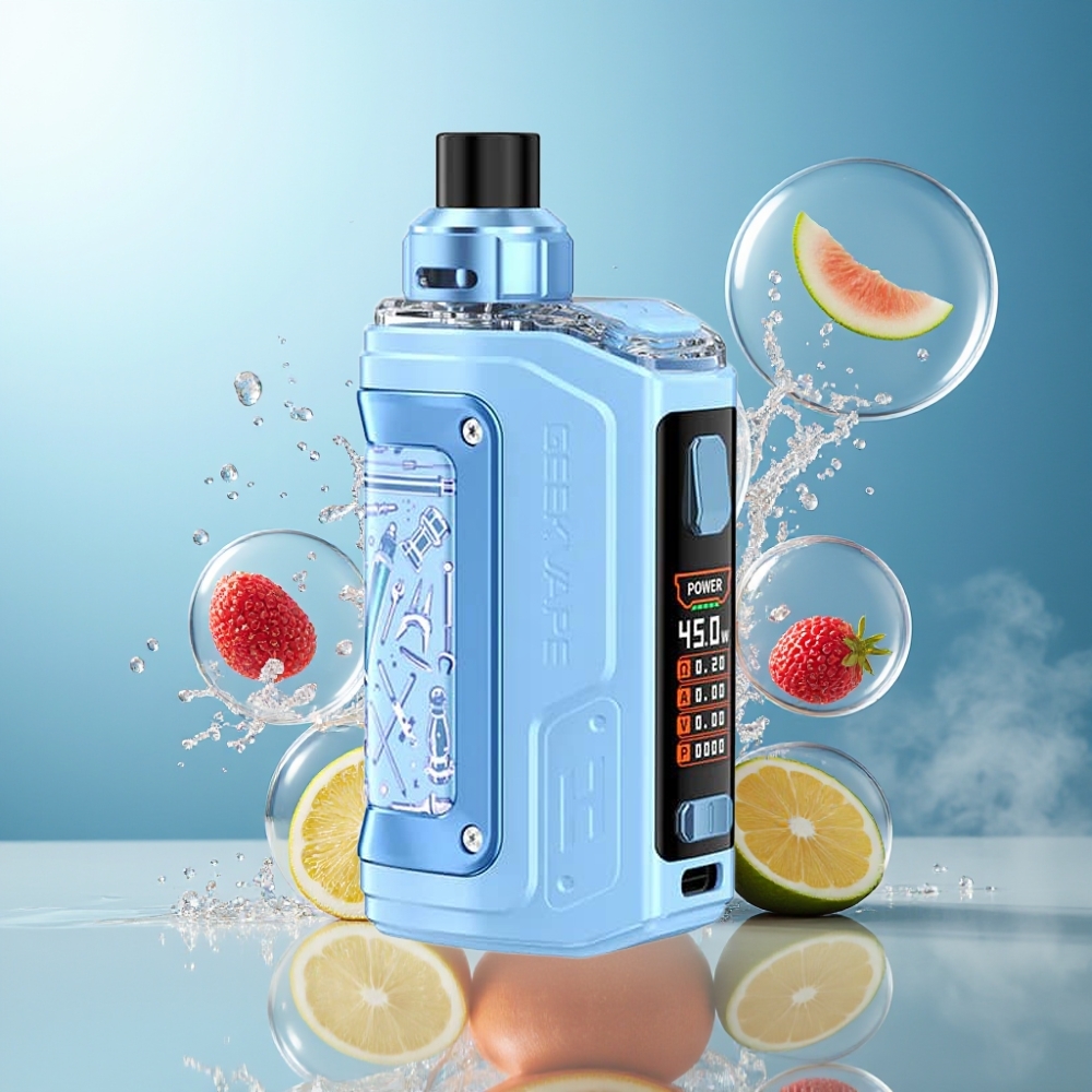 GeekVape H45 Aegis Hero 2 Pod 1 Mund 1400mah Engros Danmark Himmelblå