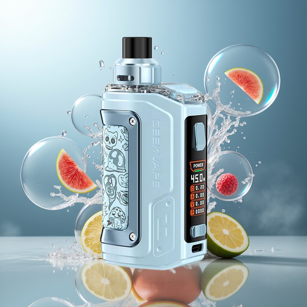 GeekVape H45 Aegis Hero 2 mund Engros Danmark Gråblå