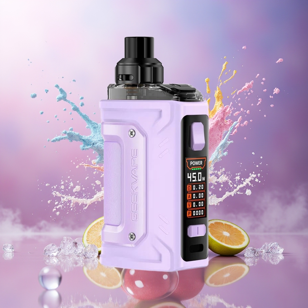 GeekVape H45 Classic Aegis Hero 2 1400mAh Pod Kit Lilla Engros Danmark