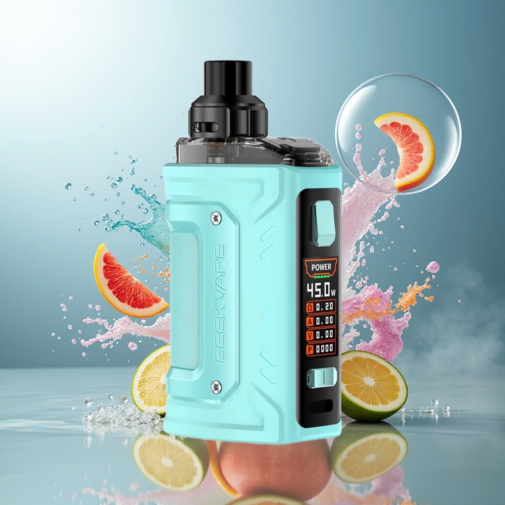 GeekVape H45 Classic Aegis Hero 2 4.0ml Engros Danmark Aegis Hero 2 Classic Pod Kit Aqua